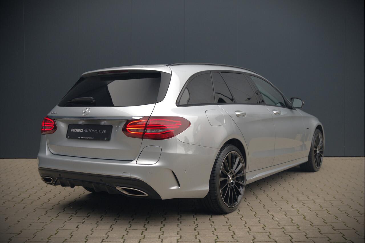 Mercedes-Benz C-KLASSE Estate 300 e Business Solution AMG | Burmester | Carbon | Memory Seats | Keyless | Ambiance Verlichting | 360 Camera | Stoelverwarming | Massage | Adaptive Cruise Control | LED | Head-Up Display | Apple Carplay | Trekhaak | HU