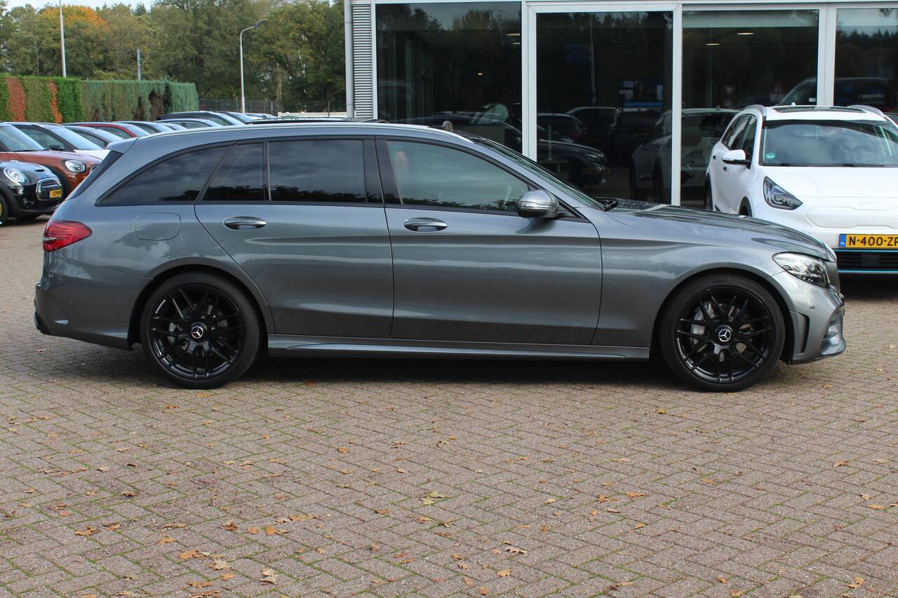 Mercedes-Benz C-KLASSE Estate 180 Business 157pk Solution AMG / Panoramadak / Camera / Leder / Navigatie / 18'' / DAB / Stoelverwarming / Cruise Control
