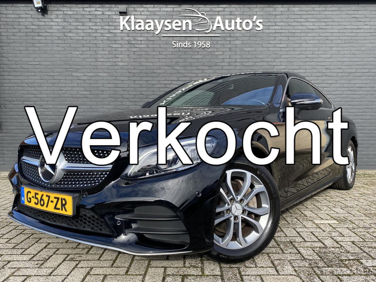 Mercedes-Benz C-KLASSE Coupé 180 AMG Premium Plus Pack AUT. | panoramadak | rood leder | burmester | memory stoelen | 360 camera