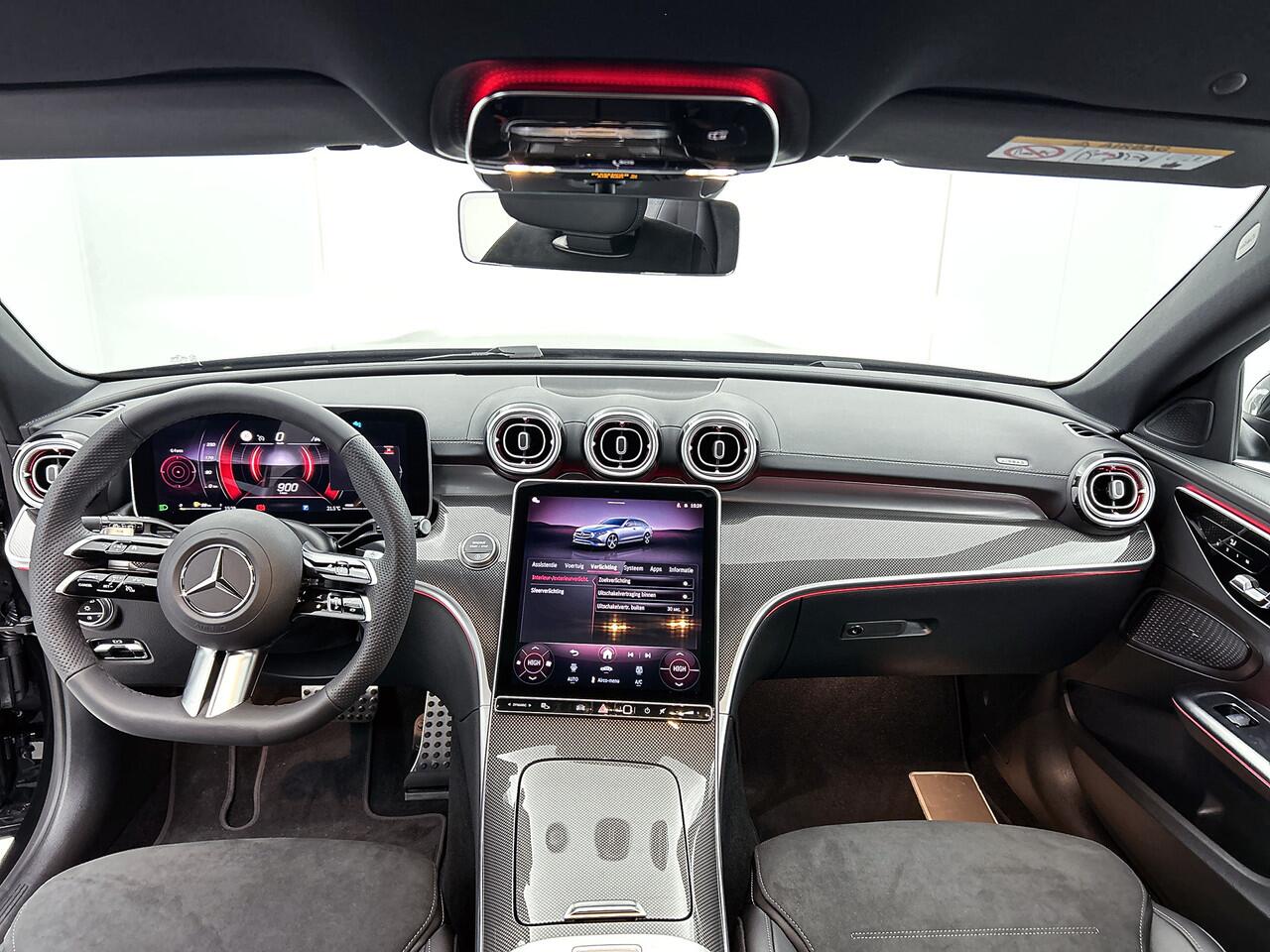 Mercedes-Benz C-KLASSE Estate 180 LIMITED AMG Line | Nightpakket | Comfortpakket Plus | Trekhaak | 19 inch AMG velgen | Achteruitrijcamera | Antidiefstalpakket GUARD 360° Plus | EASY PACK achterklep | KEYLESS GO |