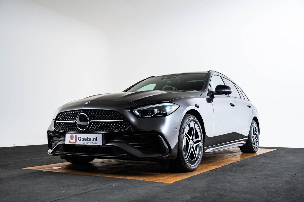 Mercedes-Benz C-KLASSE Estate 300 e AMG Line Trekhaak - Panoramadak - Rijassistentiepakket plus - Night Pack - Premium Soundsystem - MBUX Navigatie Premium - Stoelverwarming voor - Stuur verwarmbaar -