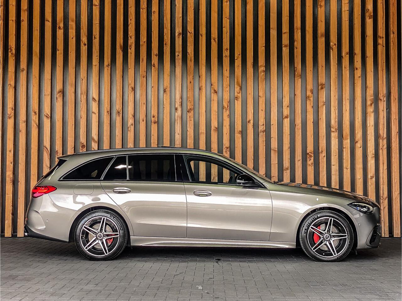 Mercedes-Benz C-KLASSE Estate 300e AMG Line Full Options | LUCHTVERING | MASSAGE | BURMESTER | PANO | NIGHT PAKKET | TREKHAAK |