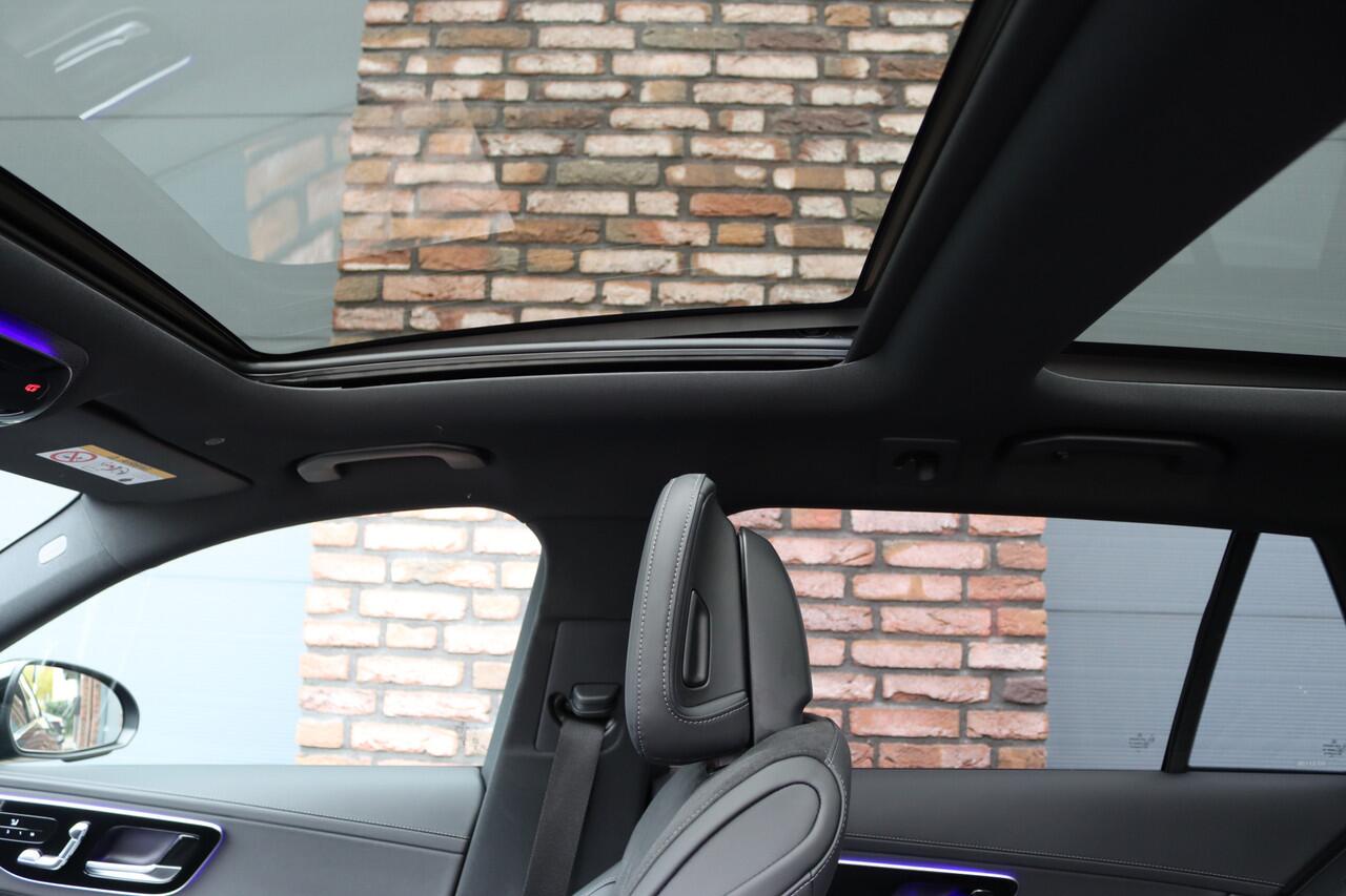 Mercedes-Benz C-KLASSE Estate 300 e AMG Line | Distronic | Memory | Panoramadak | Camera | Trekhaak | High Perf. LED | Nightpakket | Sfeerverlichting Premium | Stoelverwarming | Dodehoekassistent |