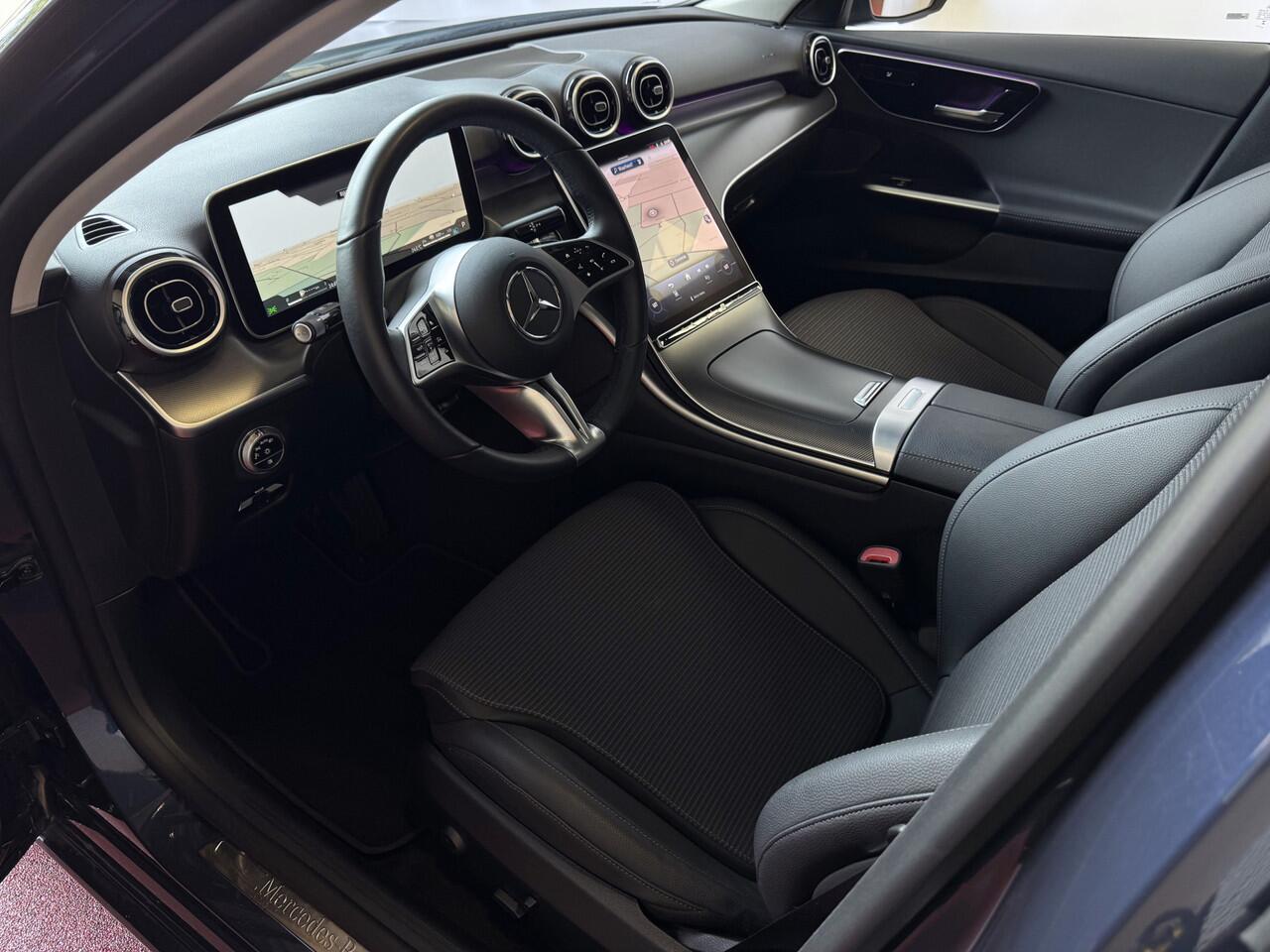 Mercedes-Benz C-KLASSE 300e 313PK PHEV 12/2024 AVANTGARDE TREKHAAK HALF LEER CAMERA ELEK/STOEL/VERWARMD 12/2024 PHEV PLUG IN HYBRIDE phev