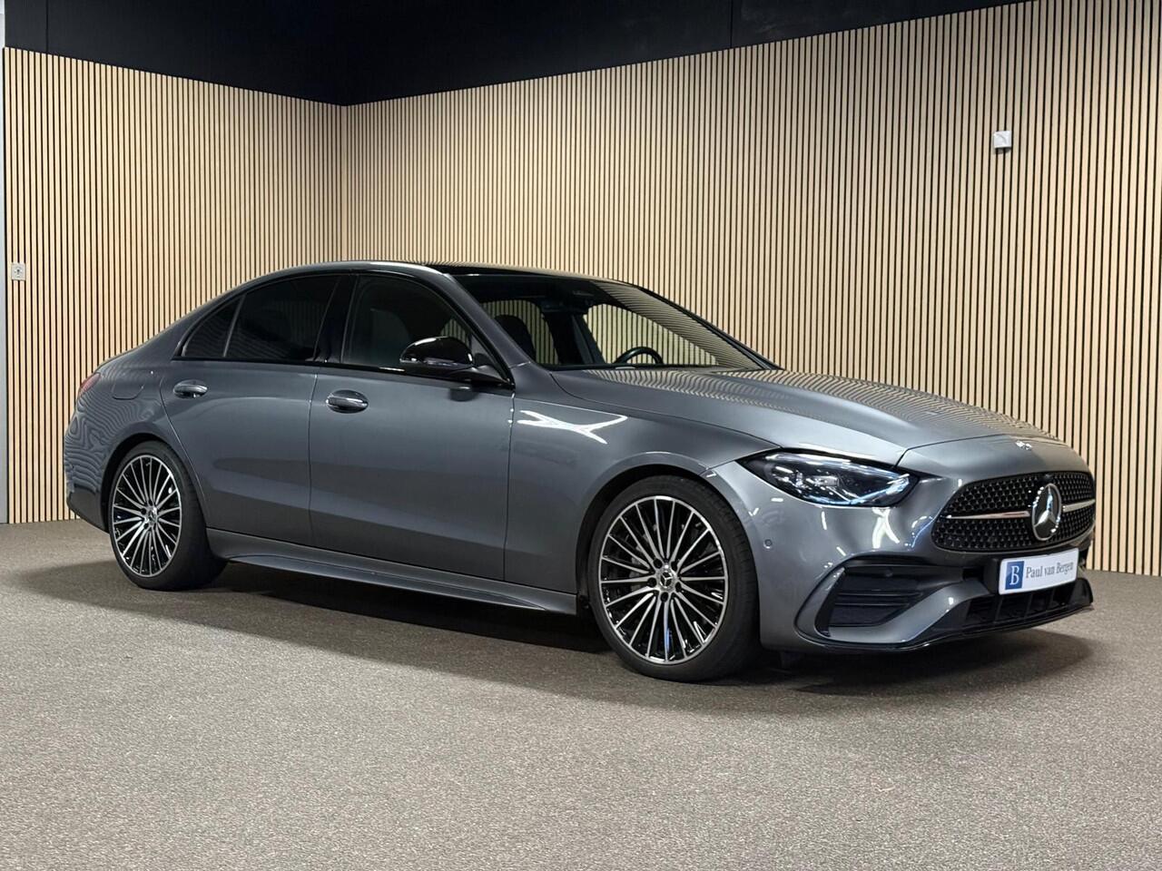 Mercedes-Benz C-KLASSE 180 AMG STYLING-PANORAMA-NIGHT-DODEHOEK-CAMERA-COMPLEET