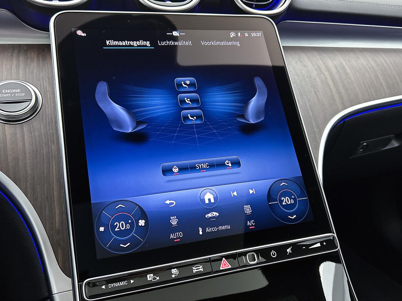 Mercedes-Benz C-KLASSE 300 e Business Solution AMG | Multicontourstoelen voor | Burmester® 3D surround sound system | AIR BALANCE pakket | Winter pakket | Stoelventilatie/- verwarming voor | Walnotenhout |