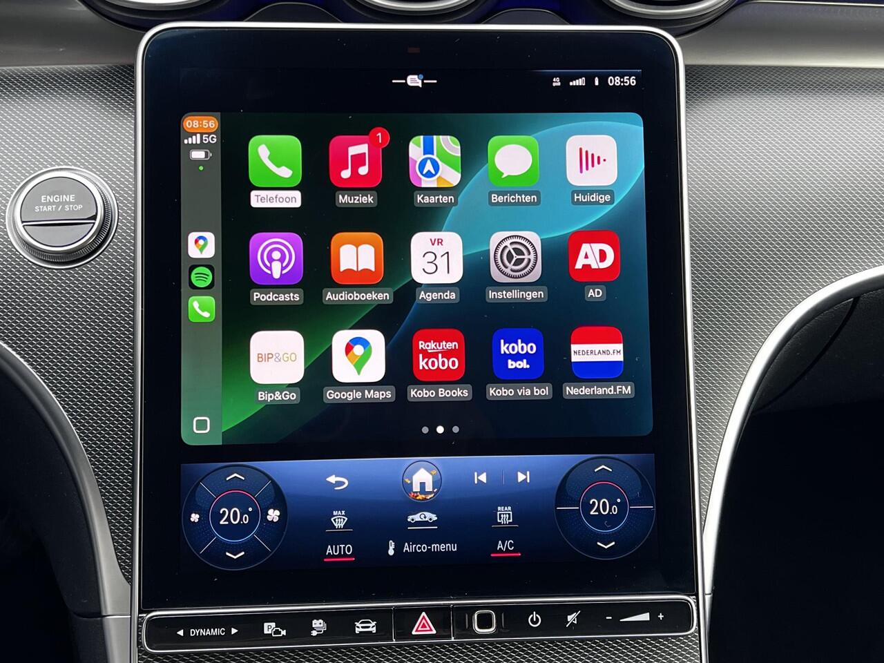 Mercedes-Benz C-KLASSE Estate 300 e Luxury Line Automaat 9 traps / Elektrische trekhaak 1.800 kg / EAER bereik 111 km / Avantgarde Interieur / Elektr. klep / Adapt. CC / Navigatie groot scherm / Winterwielenset /