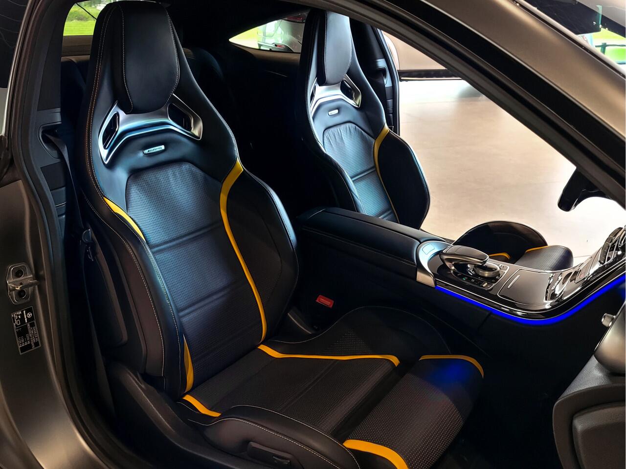 Mercedes-Benz C-KLASSE Coupé AMG 63 S Ceramic|Matte lak|Aerodynamica|Full Carbon|Performance stoelen|Burmester|BTW