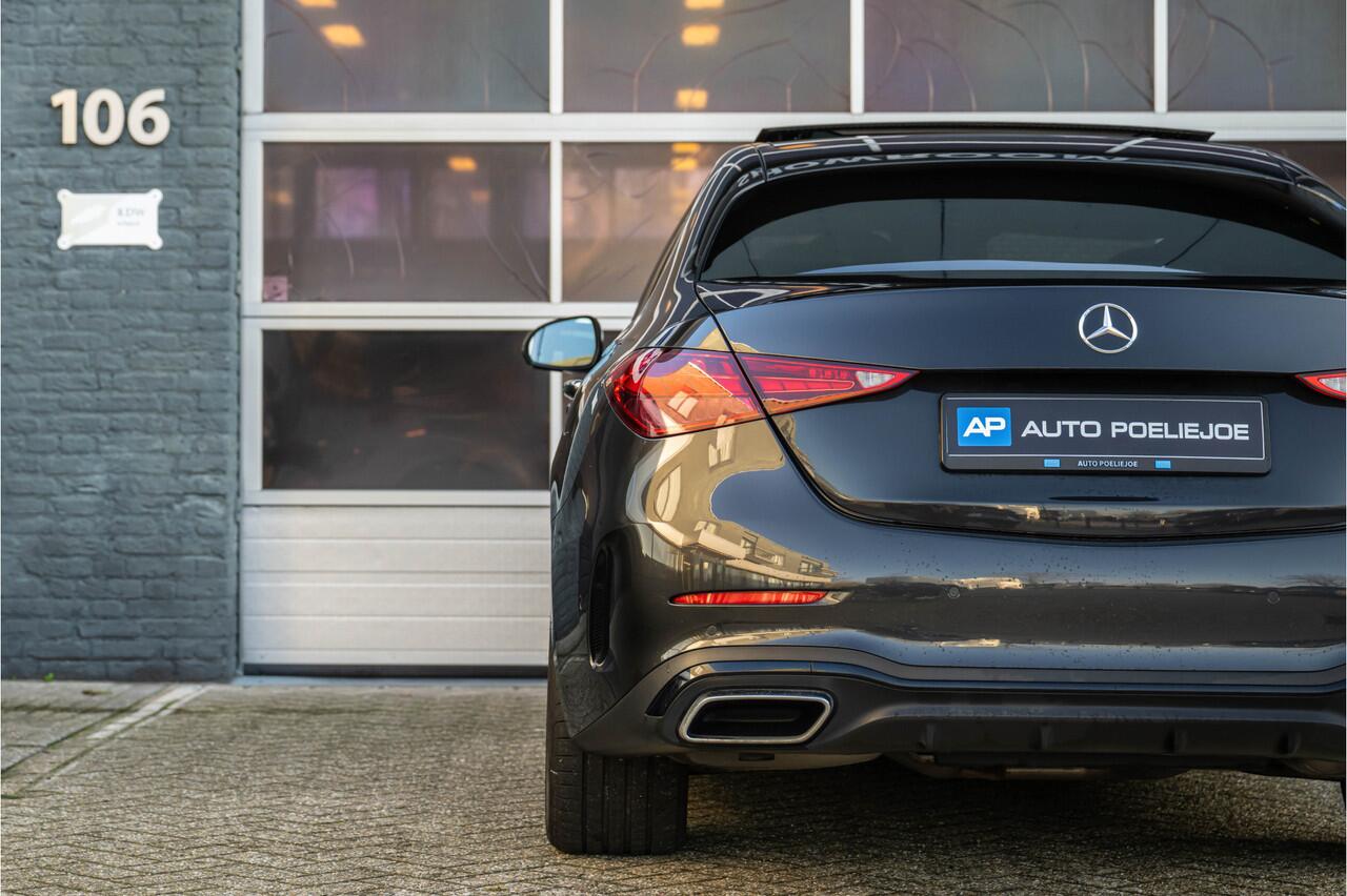 Mercedes-Benz C-KLASSE sedan 300 e AMG Line Pano, Leder, 18LM, 360 Camera, Navi, Alarm, Elec Stoelen , MBUX,