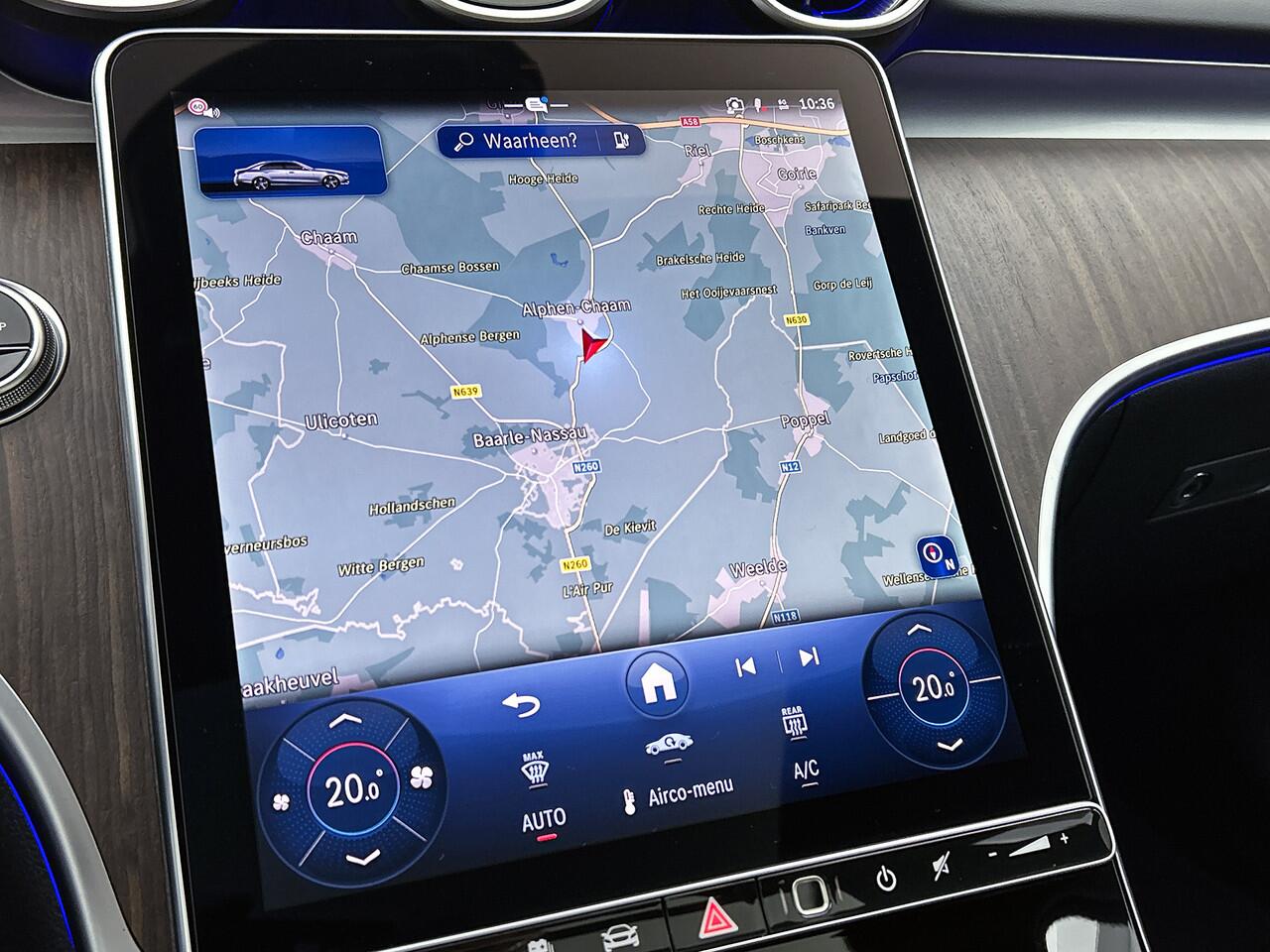 Mercedes-Benz C-KLASSE 300 e Business Solution AMG | Multicontourstoelen voor | Burmester® 3D surround sound system | AIR BALANCE pakket | Winter pakket | Stoelventilatie/- verwarming voor | Walnotenhout |