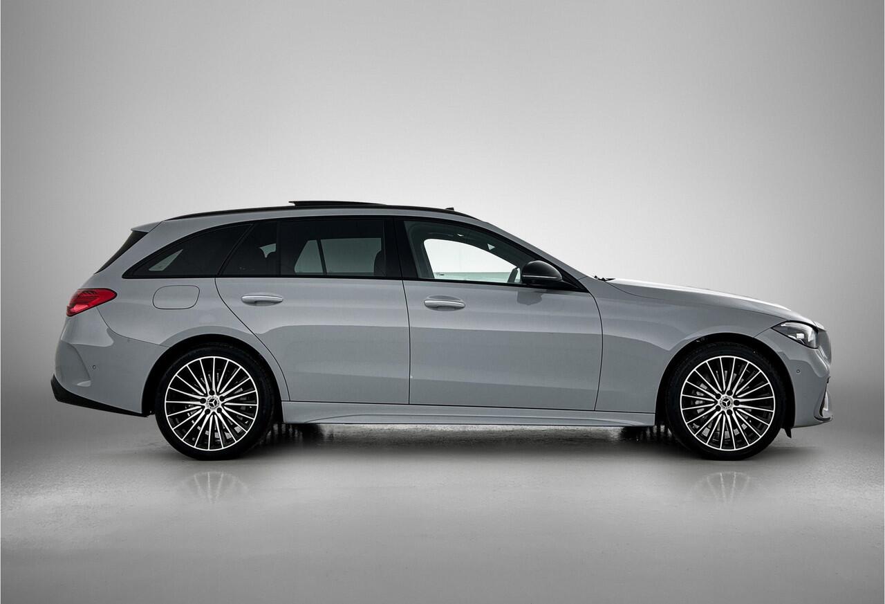 Mercedes-Benz C-KLASSE Estate 300 e Business Solution AMG Nightpakket | Trekhaak | Comfortpakket Plus | Antidiefstalpakket GUARD 360° Plus | 360°-camera | Memorypakket | EASY PACK achterklep | Panoramaschuifdak |