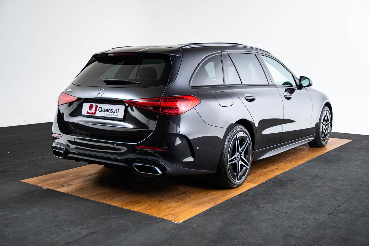 Mercedes-Benz C-KLASSE Estate 300 e AMG Line Trekhaak - Panoramadak - Rijassistentiepakket plus - Night Pack - Premium Soundsystem - MBUX Navigatie Premium - Stoelverwarming voor - Stuur verwarmbaar -