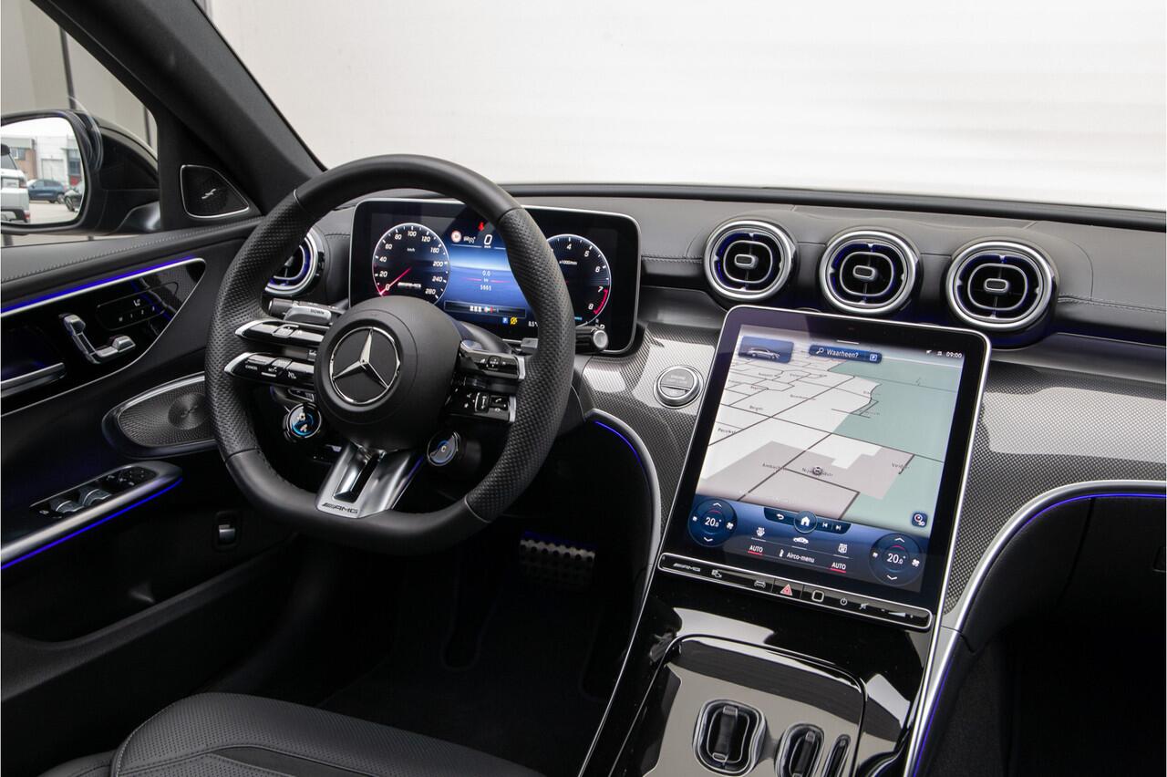 Mercedes-Benz C-KLASSE Estate AMG 43 4MATIC Burmester, Distronic, Nappa Leder, Pano, Achterasbesturing, 408pk