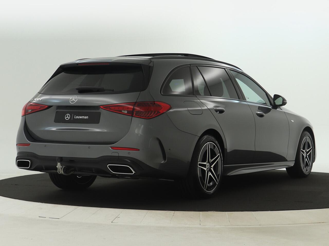 Mercedes-Benz C-KLASSE Estate 300 e Business Solution AMG | Trekhaak | Nightpakket | Parkeerpakket met 360°-camera | KEYLESS GO-comfortpakket | Antidiefstalpakket GUARD 360° Plus | Memorypakket | EASY PACK achterklep |