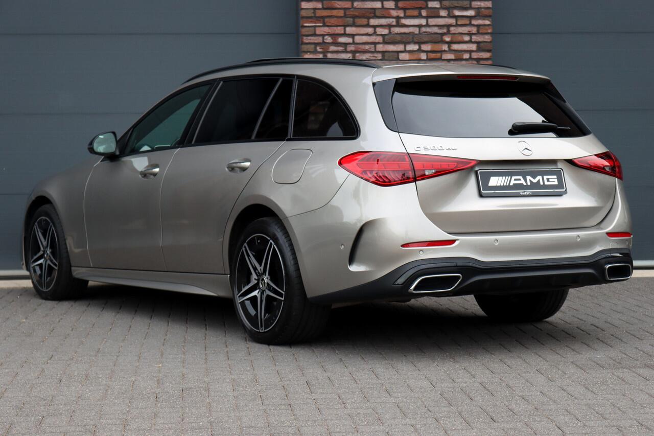 Mercedes-Benz C-KLASSE Estate 300 de AMG Line | Distronic | Panoramadak | Memory | Burmester | Digital Light | HUD | Verwarmd Stuurwiel | Surround Camera | Augmented Reality |
