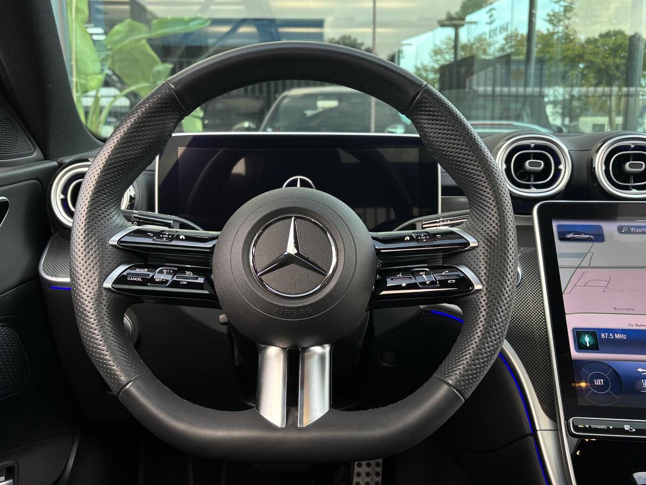 Mercedes-Benz C-KLASSE 300 e star Edition AMG Line Plus Schuifdak | Memory Seats | Carbon