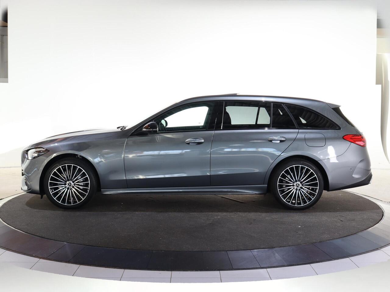 Mercedes-Benz C-KLASSE Estate 300e Business Solution AMG | Panoramaschuifdak | Burmester | Rijassistentiepakket | DIGITAL LIGHT | Trekhaak |