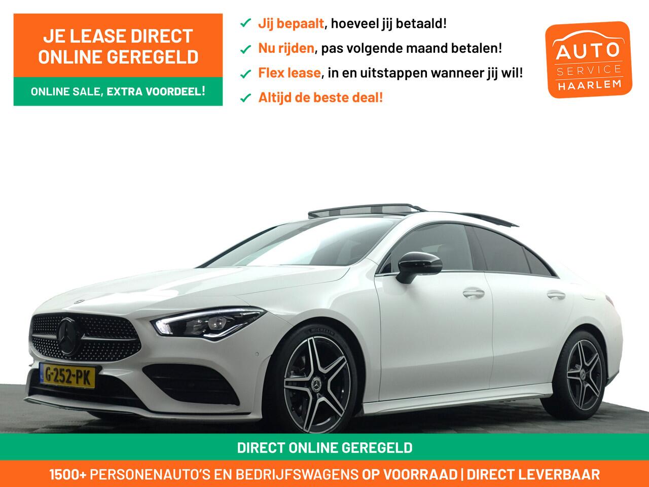 Mercedes-Benz CLA-KLASSE 180 AMG Night Edition Aut- Panoramadak, Sfeerverlichting, Camera, Xenon Led, Sport Leder