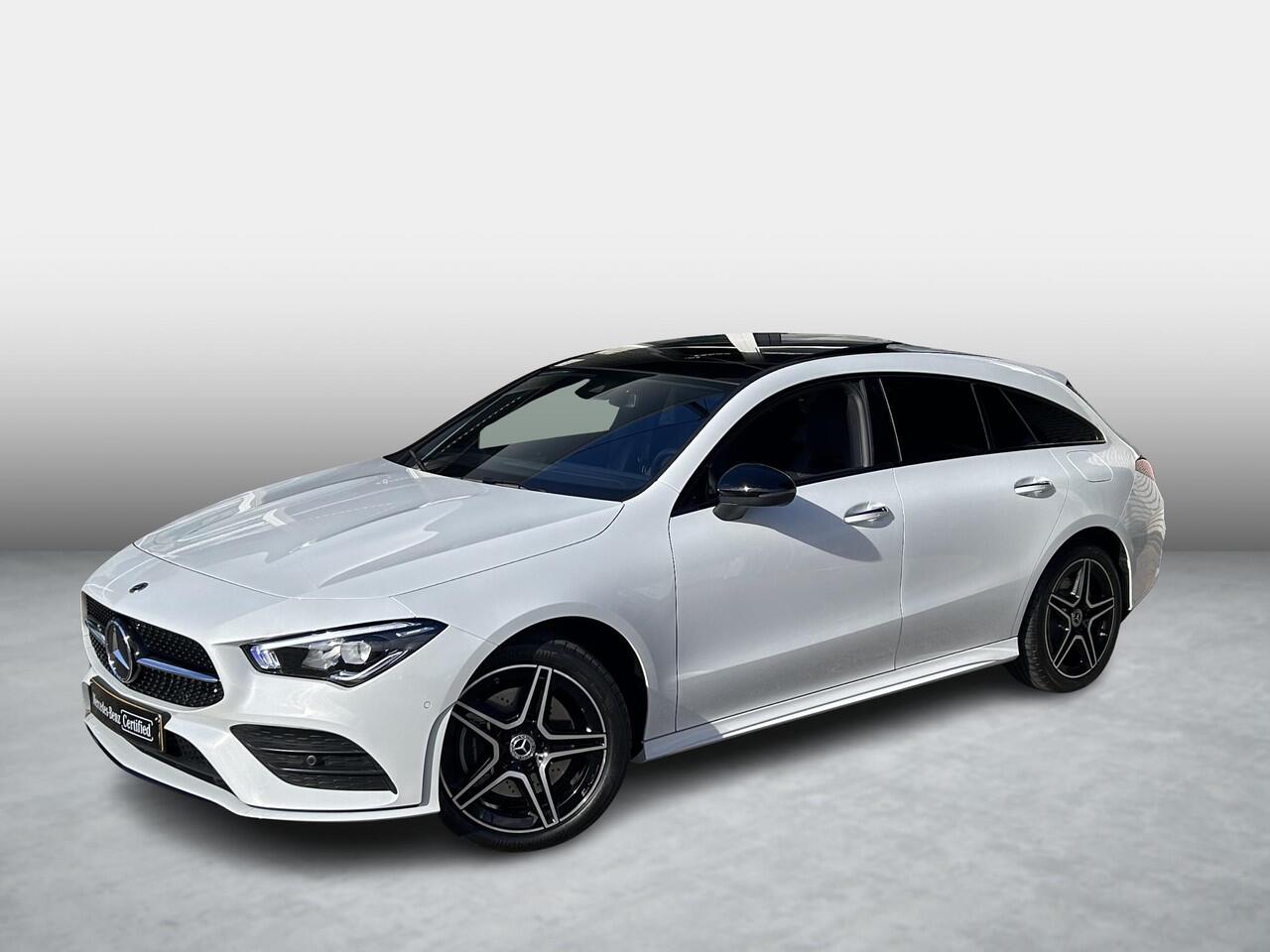 Mercedes-Benz CLA-KLASSE Shooting Brake 250 e AMG Line | Nightpakket | Panoramadak | Achteruitrijcamera | Stoelverwarming | Sfeerverlichting | Apple & Android Carplay