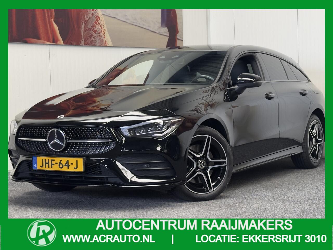 Mercedes-Benz CLA-KLASSE SHOOTING BRAKE 250 e AMG LINE NAVIGATIE CRUISE CONTROL CLIMATE CONTROL PANORAMA SCHUIF/KANTELDAK APPLE CARPLAY/ANDROID RIJSTROOKSENSOREN ACHTERUITRIJCAMERA ZEER MOOI !! 3010