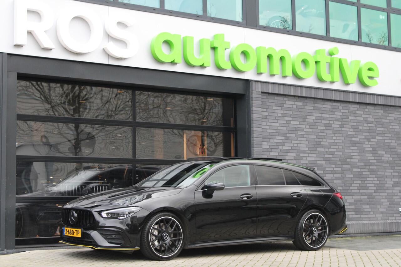 Mercedes-Benz CLA-KLASSE Shooting Brake AMG 35 4MATIC Premium Plus | FULL OPTION! | SCHAALSTOELEN | STOELKOELING | PANO | HUD | BURMESTER | KEYLESS | 360 |