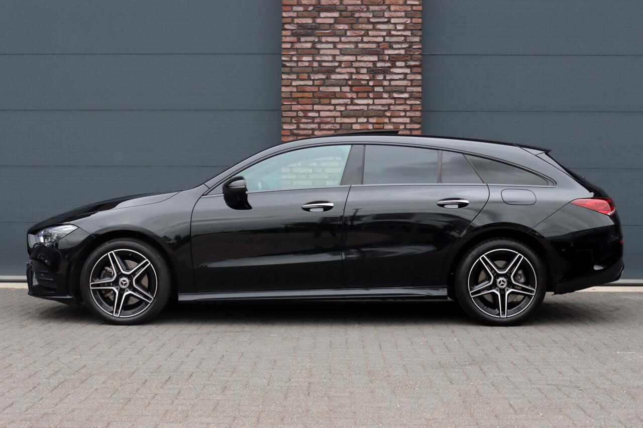 Mercedes-Benz CLA-KLASSE Shooting Brake 250 e AMG Line | Panoramadak | Distronic+ | Memory | HUD | Surround Camera | Keyless Go | Widescreen | Sfeerverlichting |
