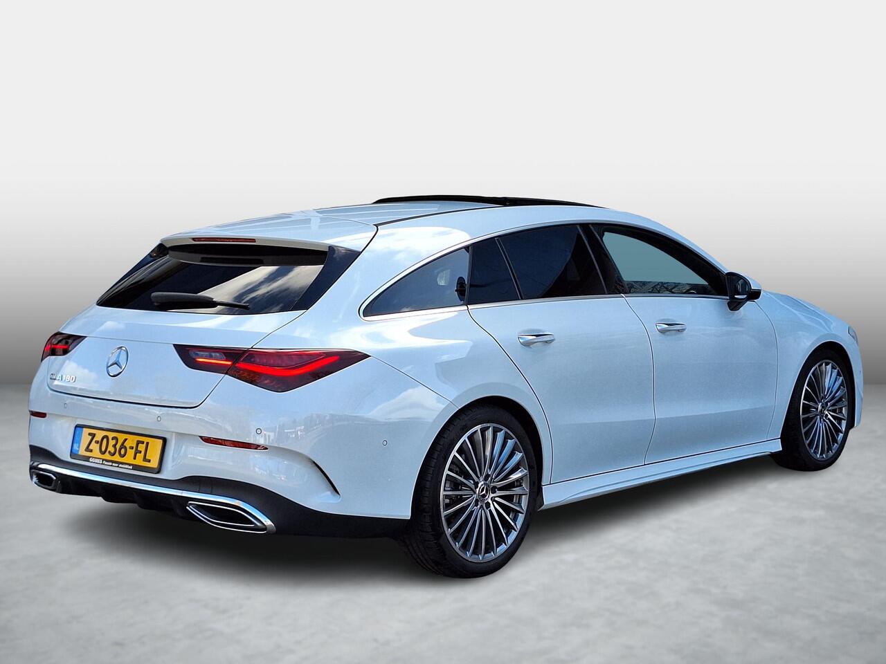 Mercedes-Benz CLA-KLASSE Shooting Brake 180 | Panoramadak | AMG | Achteruitrijcamera | Stoelverwarming | Multibeam LED | Sfeerverlichting | Keyless-GO | Elektrische achterklep