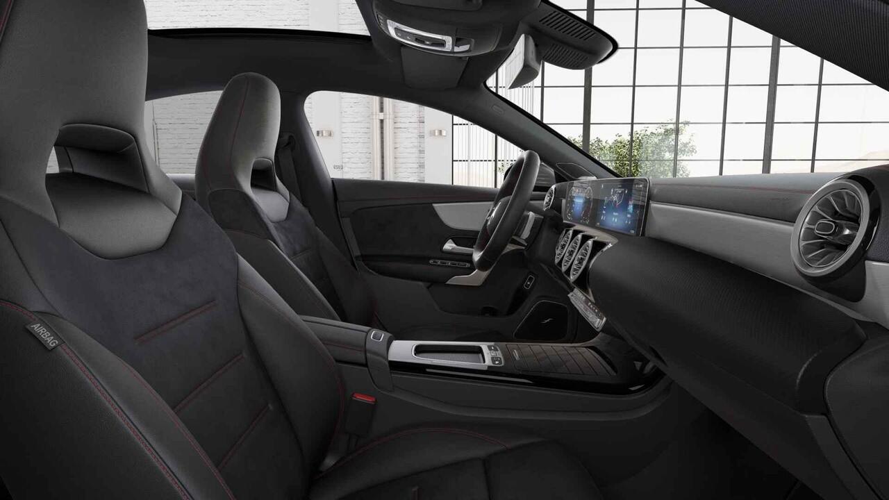 Mercedes-Benz CLA-KLASSE Coupé 180 Business Solution AMG | Premium plus | Winterpakket | Techniekpakket | Burmester | Panoramaschuifdak | Head-up display | Stoelverwarming | 360° camera |