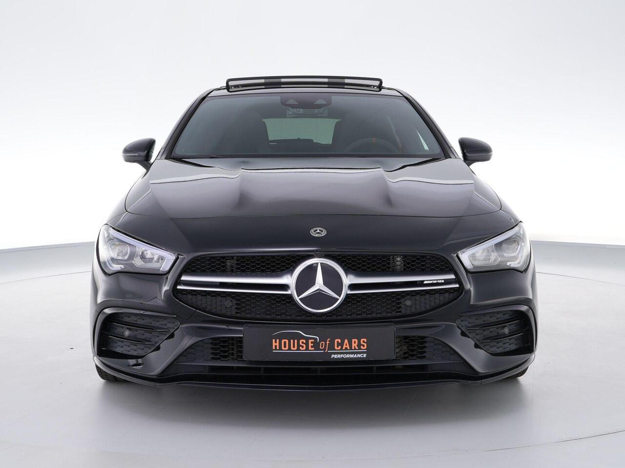 Mercedes-Benz CLA-KLASSE 35 AMG 306pk 4MATIC Premium Plus |panoramadak|Burmester|HUD|BLIS|Apple Carplay|stoelverwarming|parkeercamera|adaptive cruise control|clima control|