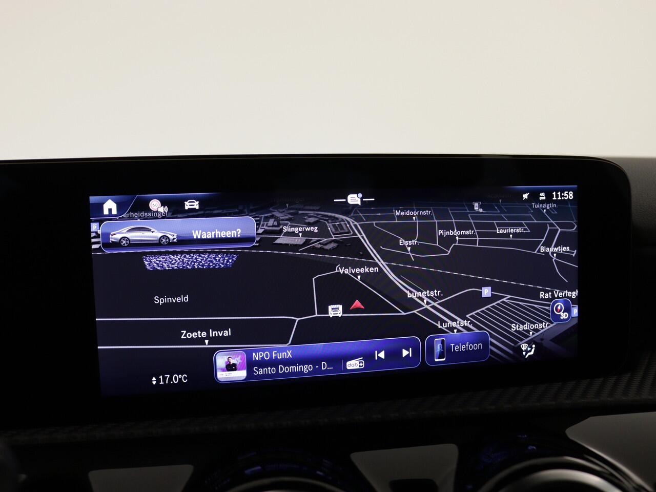 Mercedes-Benz CLA-KLASSE 180 Star Edition | Dodehoekassistent | Parkeerpakket met achteruitrijcamera | KEYLESS GO | USB pakket plus | Verwarmde stoelen vooraan | Spiegelpakket |