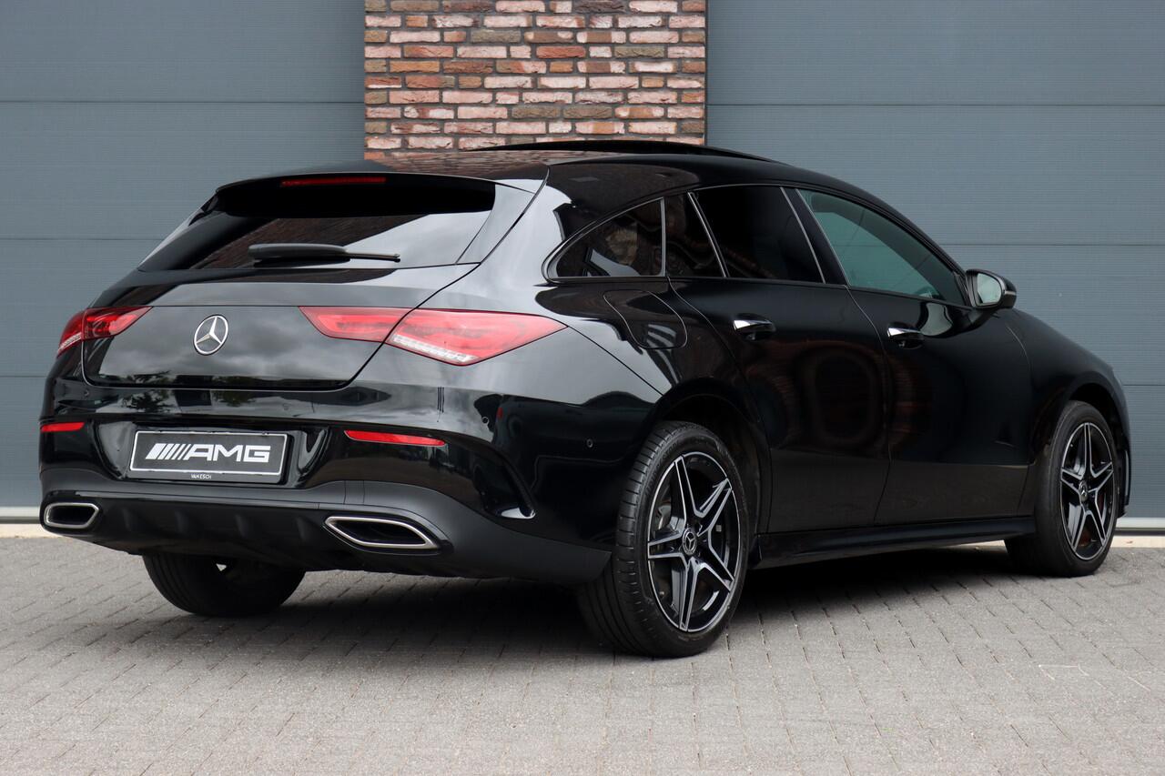 Mercedes-Benz CLA-KLASSE Shooting Brake 250 e AMG Line | Panoramadak | Distronic+ | Memory | HUD | Surround Camera | Keyless Go | Widescreen | Sfeerverlichting |