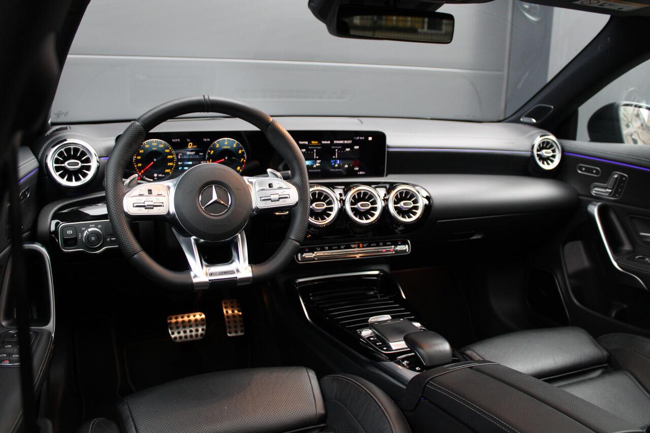 Mercedes-Benz CLA-KLASSE Shooting Brake AMG 35 4MATIC Premium Plus | FULL OPTION! | SCHAALSTOELEN | STOELKOELING | PANO | HUD | BURMESTER | KEYLESS | 360 |