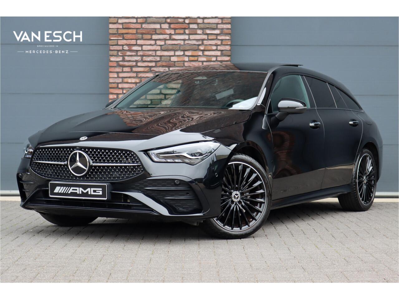Mercedes-Benz CLA-KLASSE Shooting Brake 250 e AMG Line Aut8 | Facelift | Panoramadak | Distronic Pro | Verwarmd Stuurwiel | Widescreen | Keyless Go | Surround Camera | Multibeam LED |