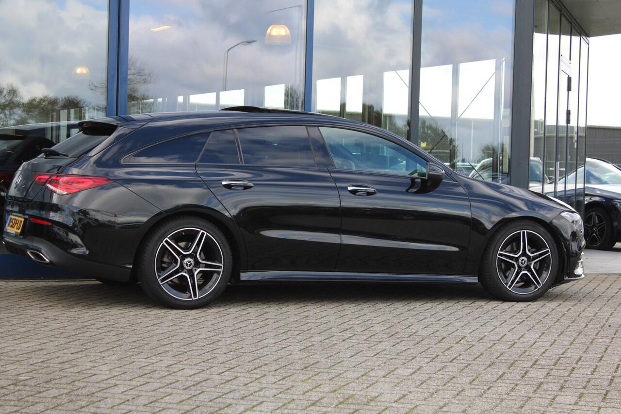 Mercedes-Benz CLA-KLASSE Shooting Brake 180 AUT7 AMG NIGHT PAKKET PANORAMADAK SFEER MEMORY KEY-LESS CARPLAY MULTIBEAM WIDESCREEN CAMERA