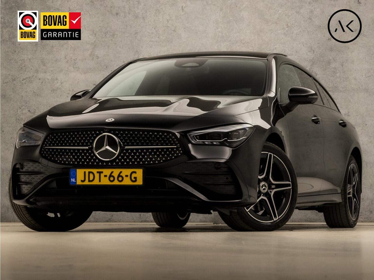 Mercedes-Benz CLA-KLASSE Shooting Brake 250 e AMG Sport 218Pk Automaat (FACELIFT, SCHUIFDAK, MEMORY SEATS, HEAD-UP DISPLAY, 360 CAMERA, STUUR/STOELVERWARMING, BURMESTER, LEDER/ALCANTARA, ADAPTIVE CRUISE, NIEUWSTAAT)