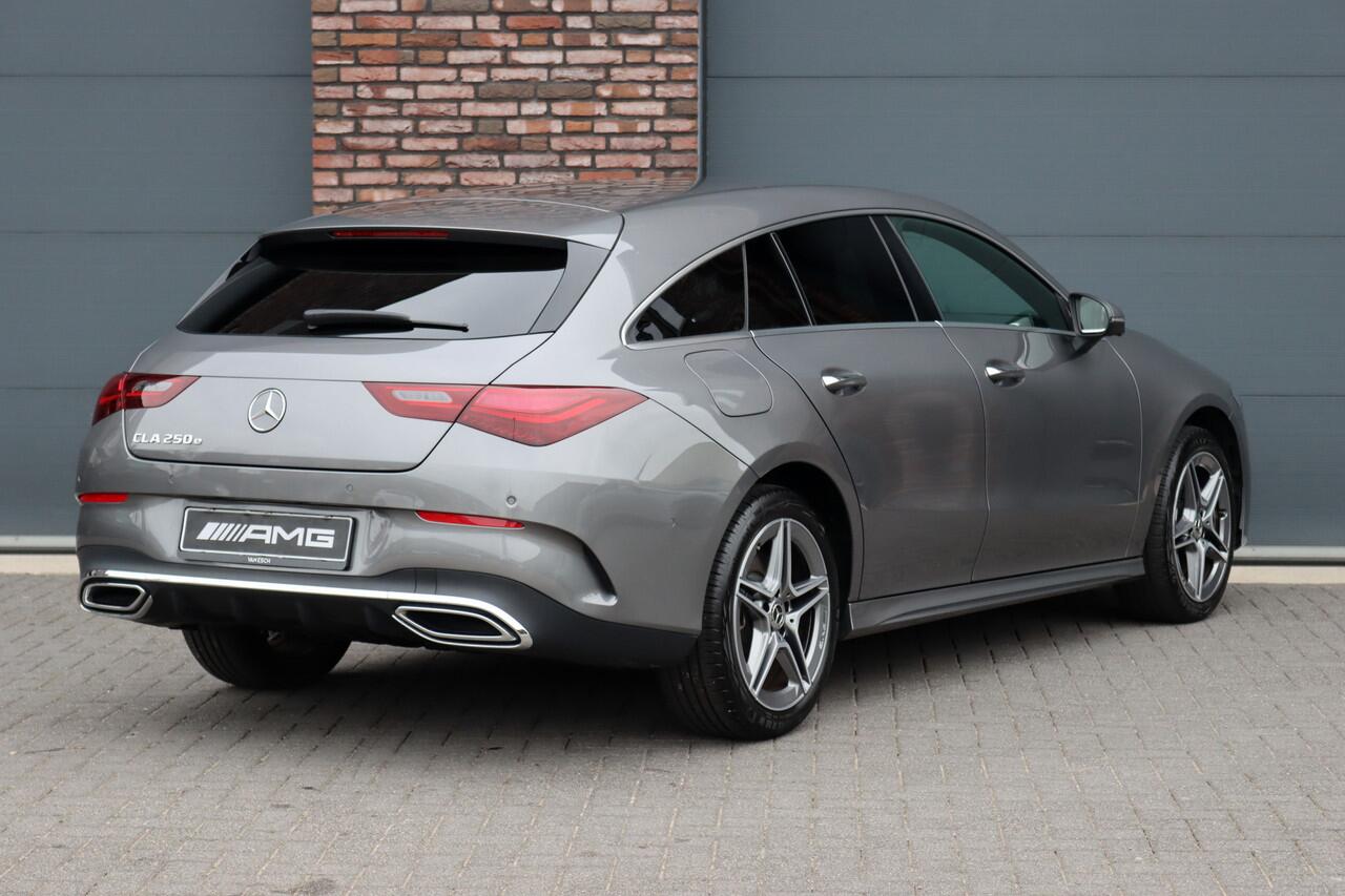 Mercedes-Benz CLA-KLASSE Shooting Brake 250 e AMG Line | Facelift | Distronic | Surround Camera | Verwarmd Stuurwiel | Keyless Go | Sfeerverlichting | Apple Carplay/Android Auto | Multibeam LED |