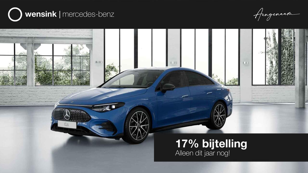 Mercedes-Benz CLA-KLASSE 250+ Launch Edition 85 kWh | Panoramadak | Stoelverwarming | Nightpakket | DISTRONIC | Achteruitrijcamera | Dodehoekassistent | Trekhaak |