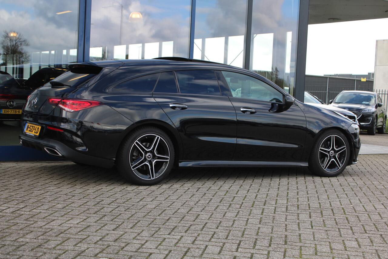 Mercedes-Benz CLA-KLASSE Shooting Brake 180 AUT7 AMG NIGHT PAKKET PANORAMADAK SFEER MEMORY KEY-LESS CARPLAY MULTIBEAM WIDESCREEN CAMERA