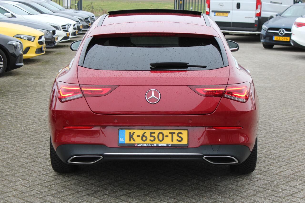 Mercedes-Benz CLA-KLASSE Shooting Brake 200 AUT7 Luxury Line PANORAMADAK LEDER MEMORY DISTRONIC SFEER CARPLAY KEY-LESS GO MULTIBEAM