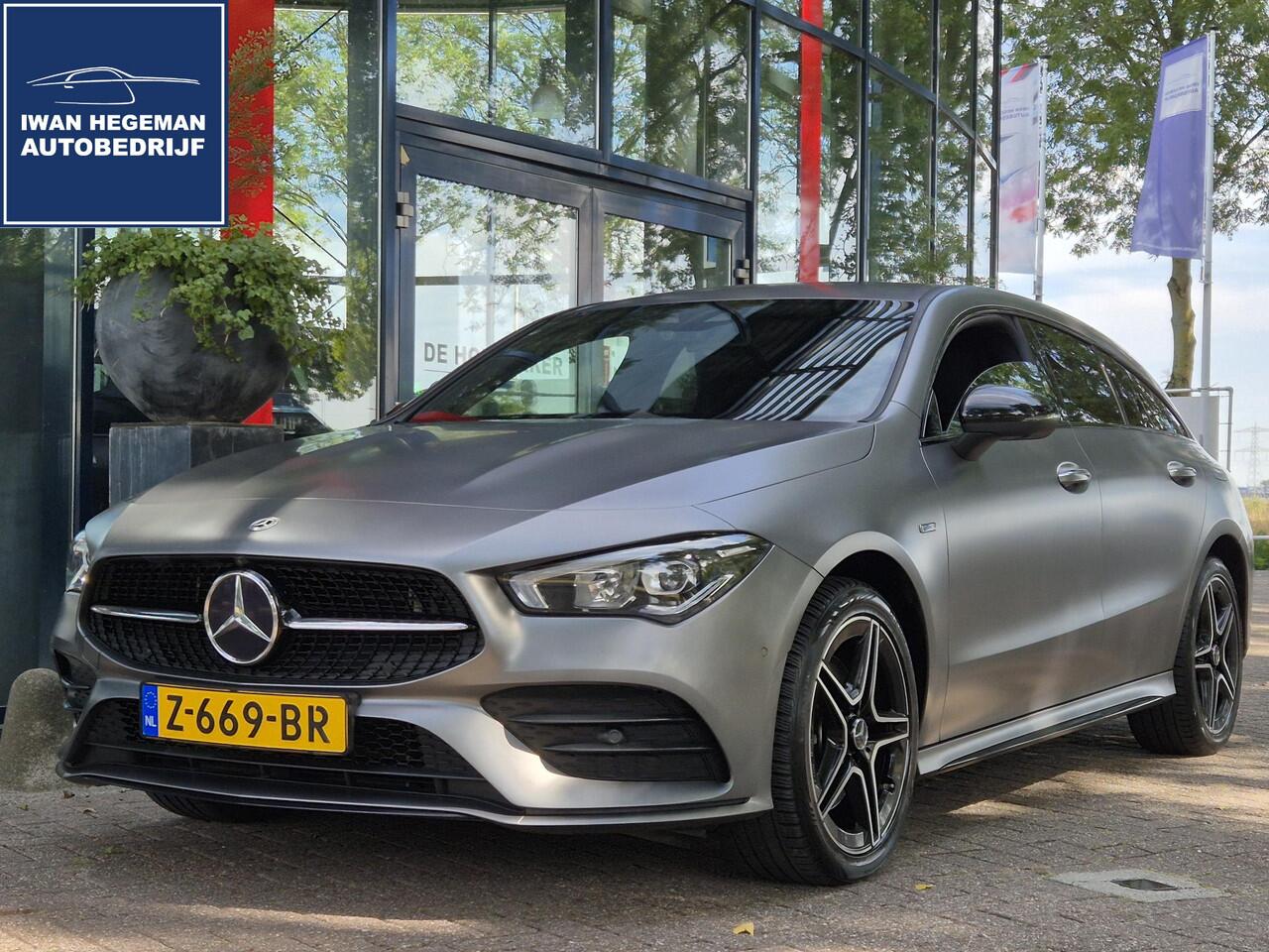 Mercedes-Benz CLA-KLASSE Shooting Brake 250 e Premium | Designo Mountaingrijs Magno | AMG LINE | ECC | PDC+Camera | Stoelverwarming |