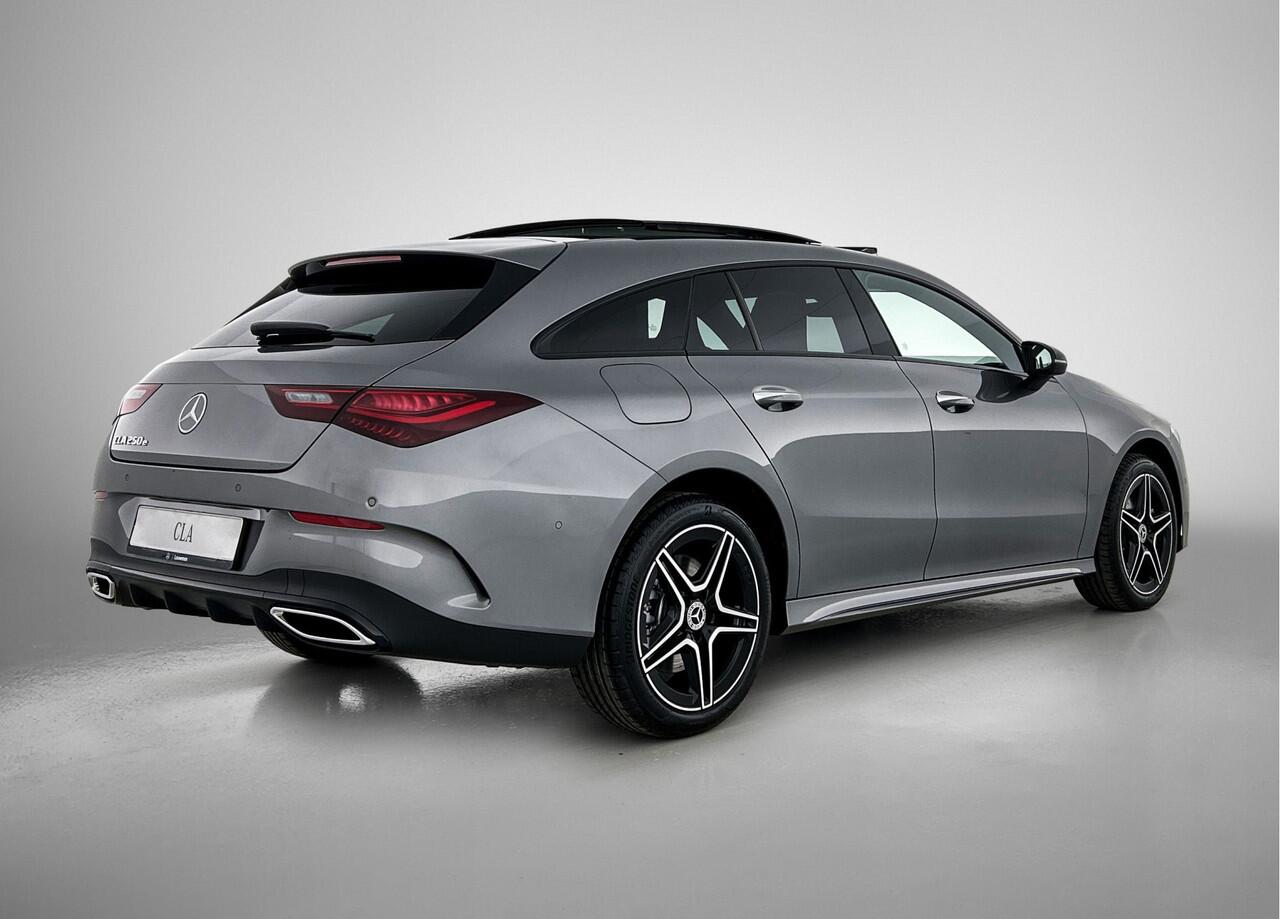 Mercedes-Benz CLA-KLASSE Shooting Brake 250 e Business Solution AMG | Nightpakket | Dodehoekassistent | Panoramaschuifdak | Multibeam LED | EASY PACK achterklep | Sfeerverlichting | Smartphone integratie | KEYLESS-GO comfortpakket |