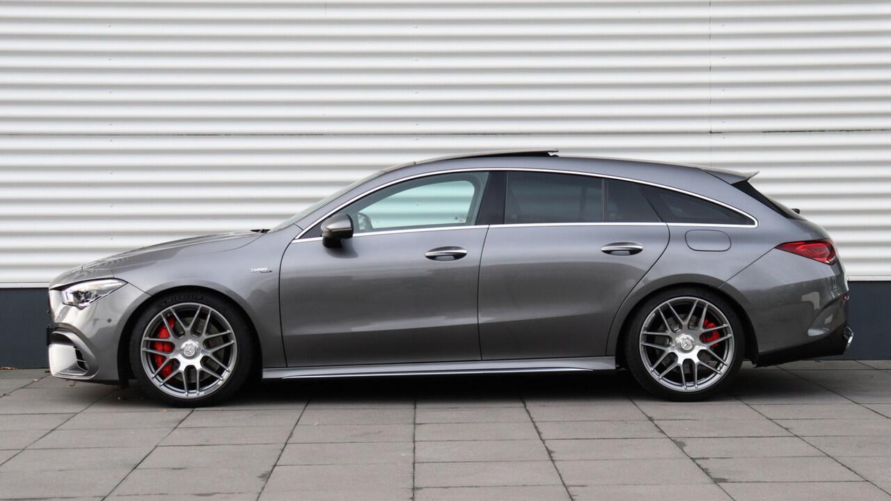 Mercedes-Benz CLA-KLASSE Shooting Brake AMG 45 S 4MATIC+ | AMG Drivers Package | Burmester | Panoramadak | Trekhaak |