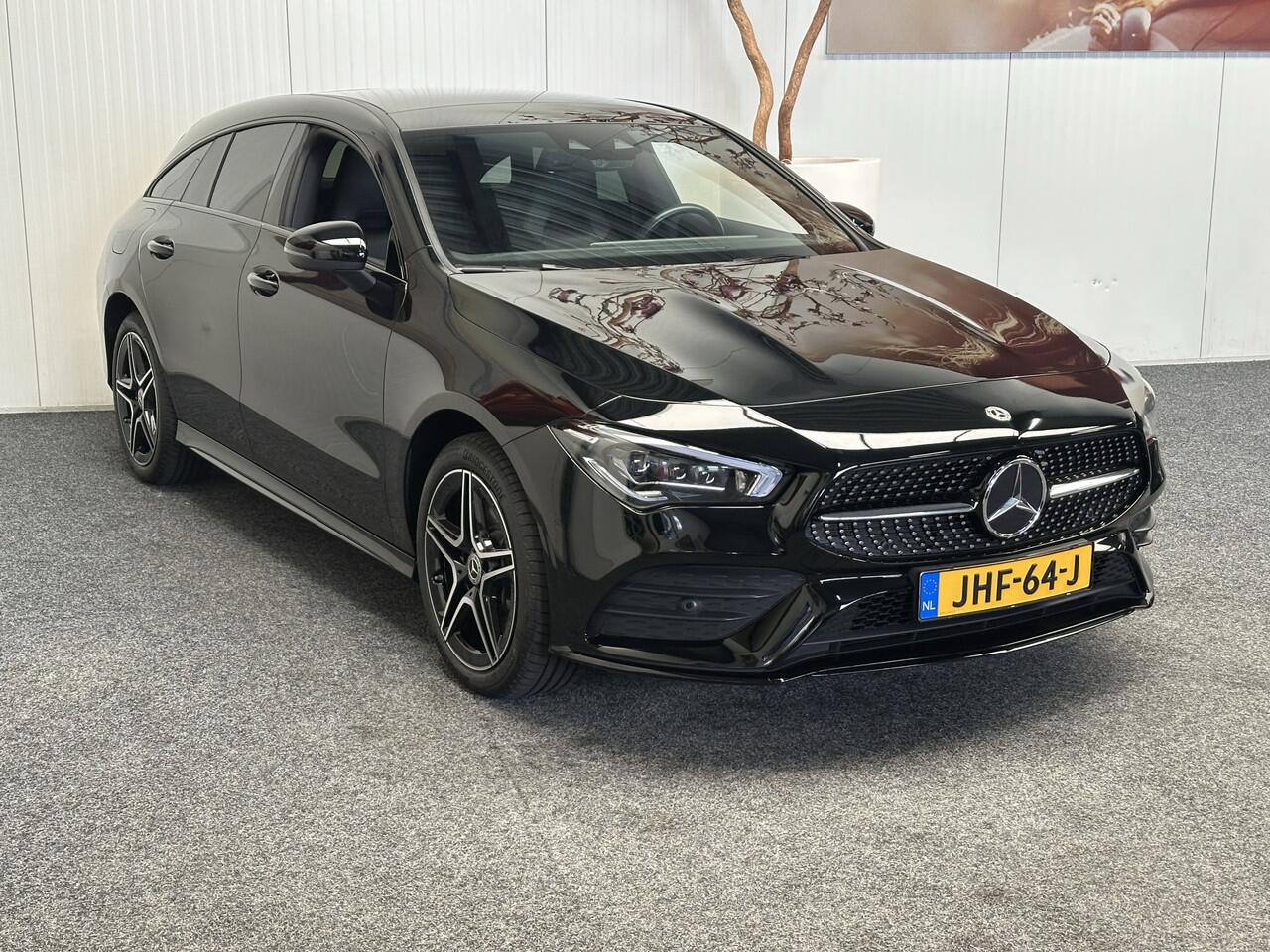 Mercedes-Benz CLA-KLASSE SHOOTING BRAKE 250 e AMG LINE NAVIGATIE CRUISE CONTROL CLIMATE CONTROL PANORAMA SCHUIF/KANTELDAK APPLE CARPLAY/ANDROID RIJSTROOKSENSOREN ACHTERUITRIJCAMERA ZEER MOOI !! 3010