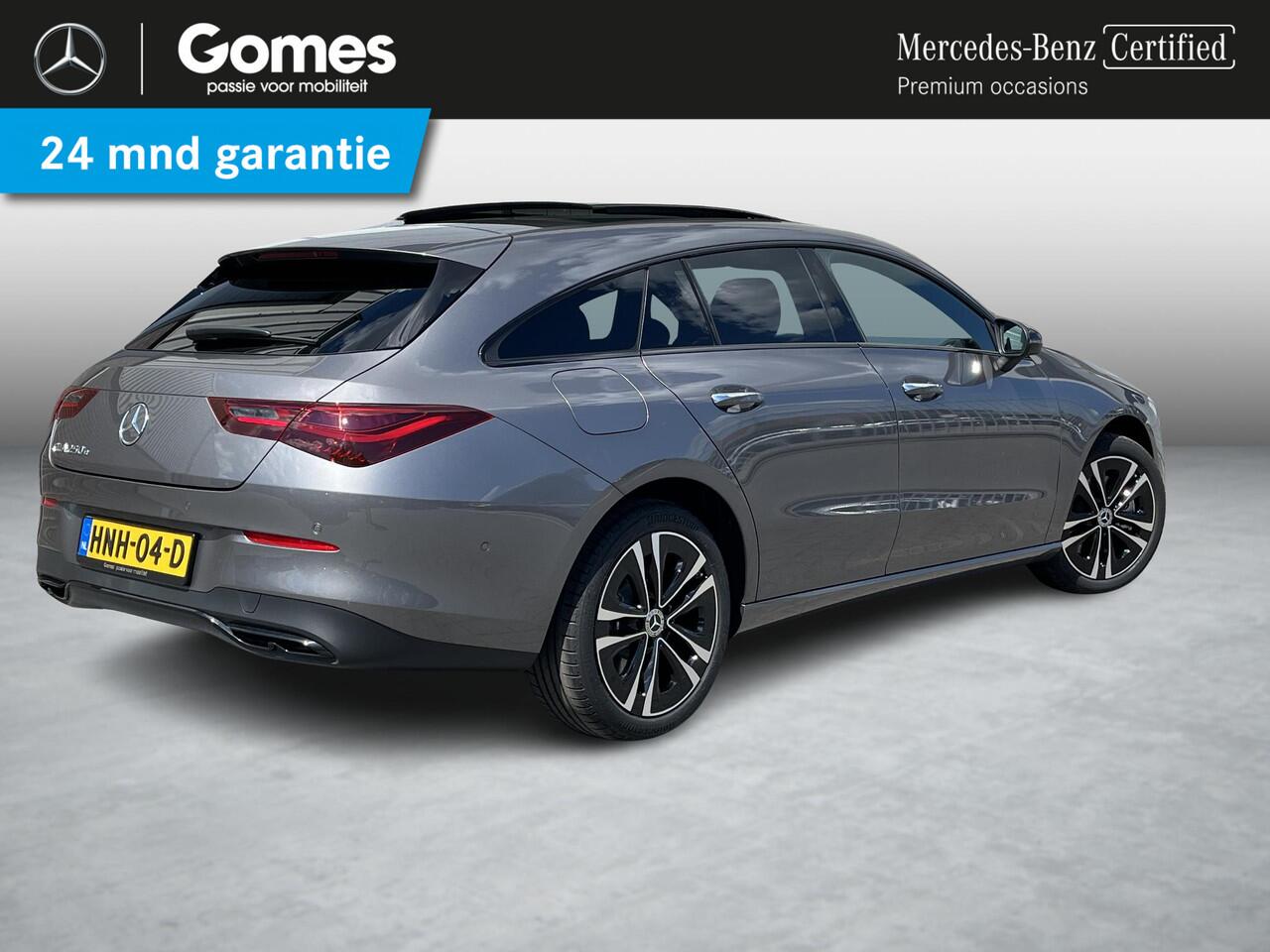 Mercedes-Benz CLA-KLASSE Shooting Brake 250 e Star Edition Luxury | Panoramadak | Nightpakket | MULTIBEAM LED | Dodehoekassistent | Sfeerverlichting | Stoelverwarming | Apple CarPlay | Android Auto | Achteruitrijcamera