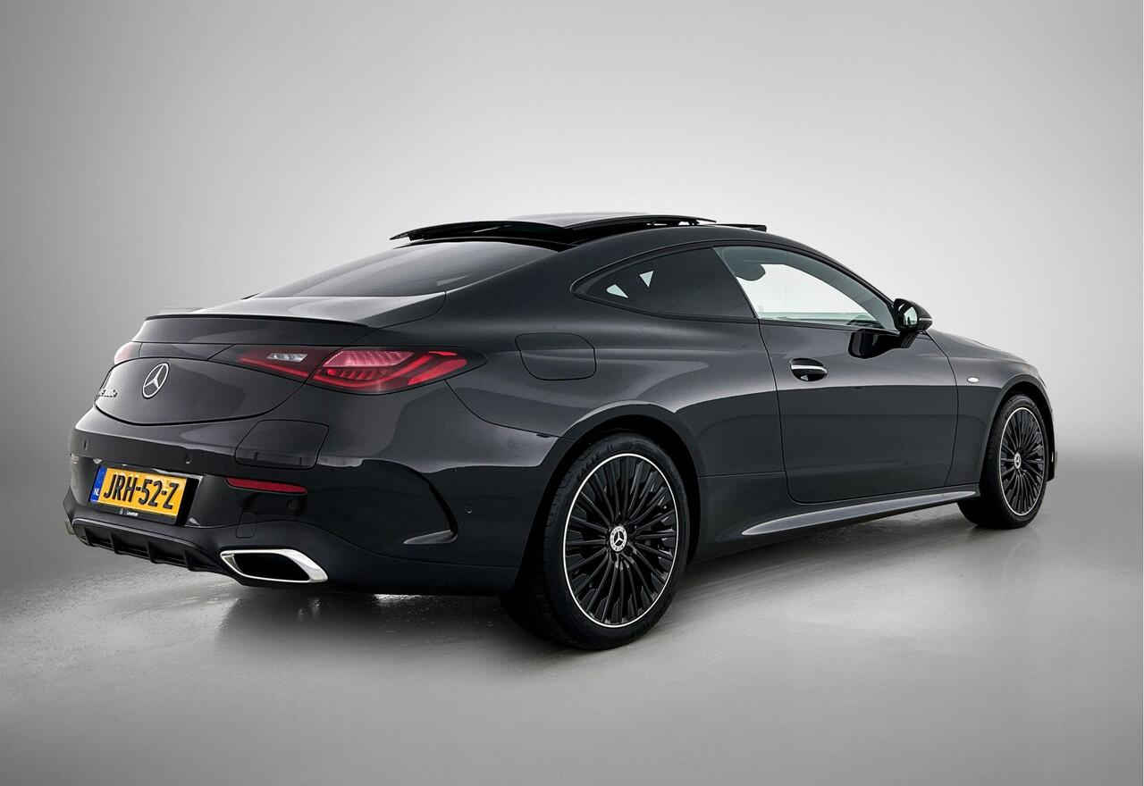 Mercedes-Benz CLE Coupé 300 e AMG Plug-In Hybride Edition AMG Line | Night Pakket | Trekhaak | Burmester® | Digitaal Licht | Distronic | Stuur en Stoelverwarming. Inclusief 24 maanden MB Certified garantie voor Europa.