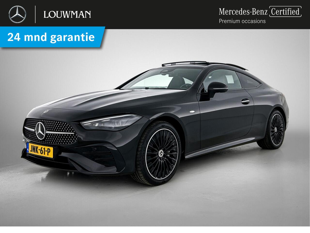 Mercedes-Benz CLE Coupé 300 e AMG Plug-In Hybride AMG Line | Night Pakket | Digiltal Light | Burmester® | Distronic | AMG Spoiler | Stoel en Stuurverwarming. | Sfeerverlichting Inclusief 24 maanden MB Certified garantie voor Europa.