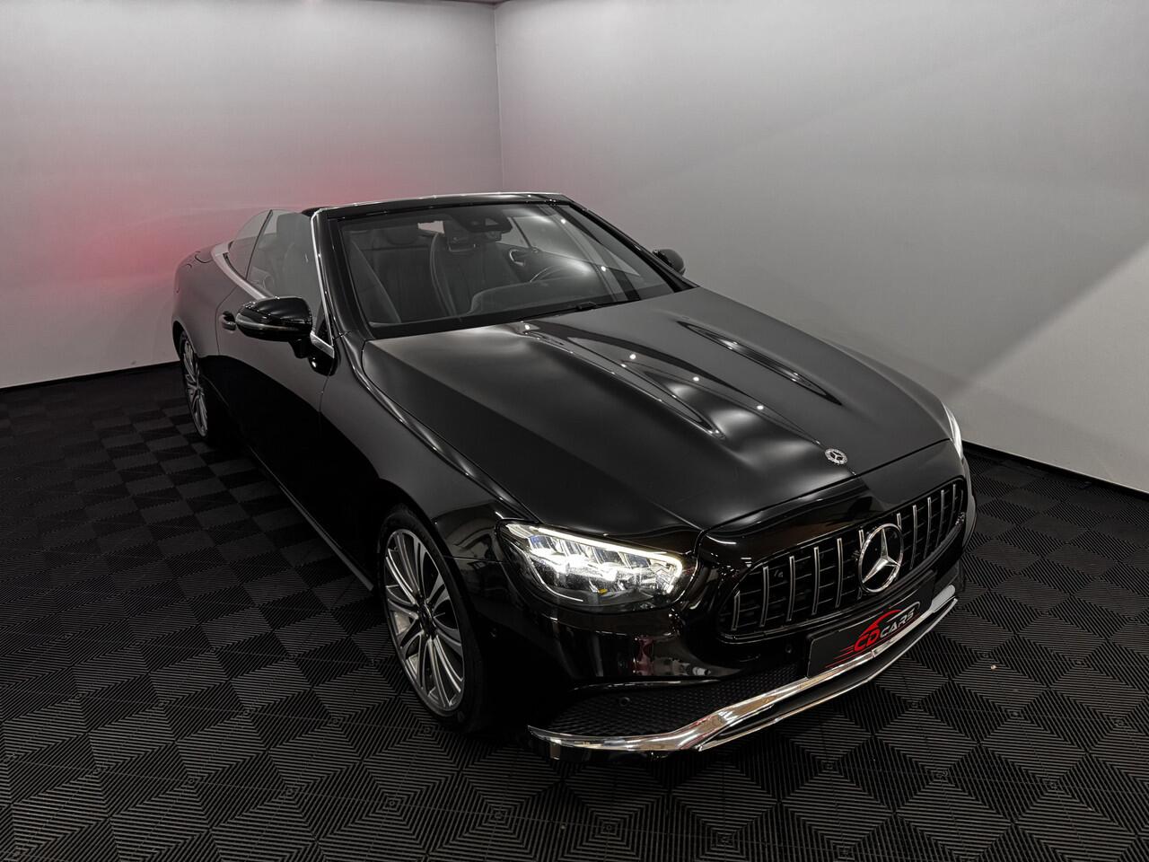 Mercedes-Benz E-KLASSE Cabrio 200 AMG Line Leder, Camera, Navi, Burmeister, Stoelverwarming, Elektrische achterklep, Sfeerverlichting