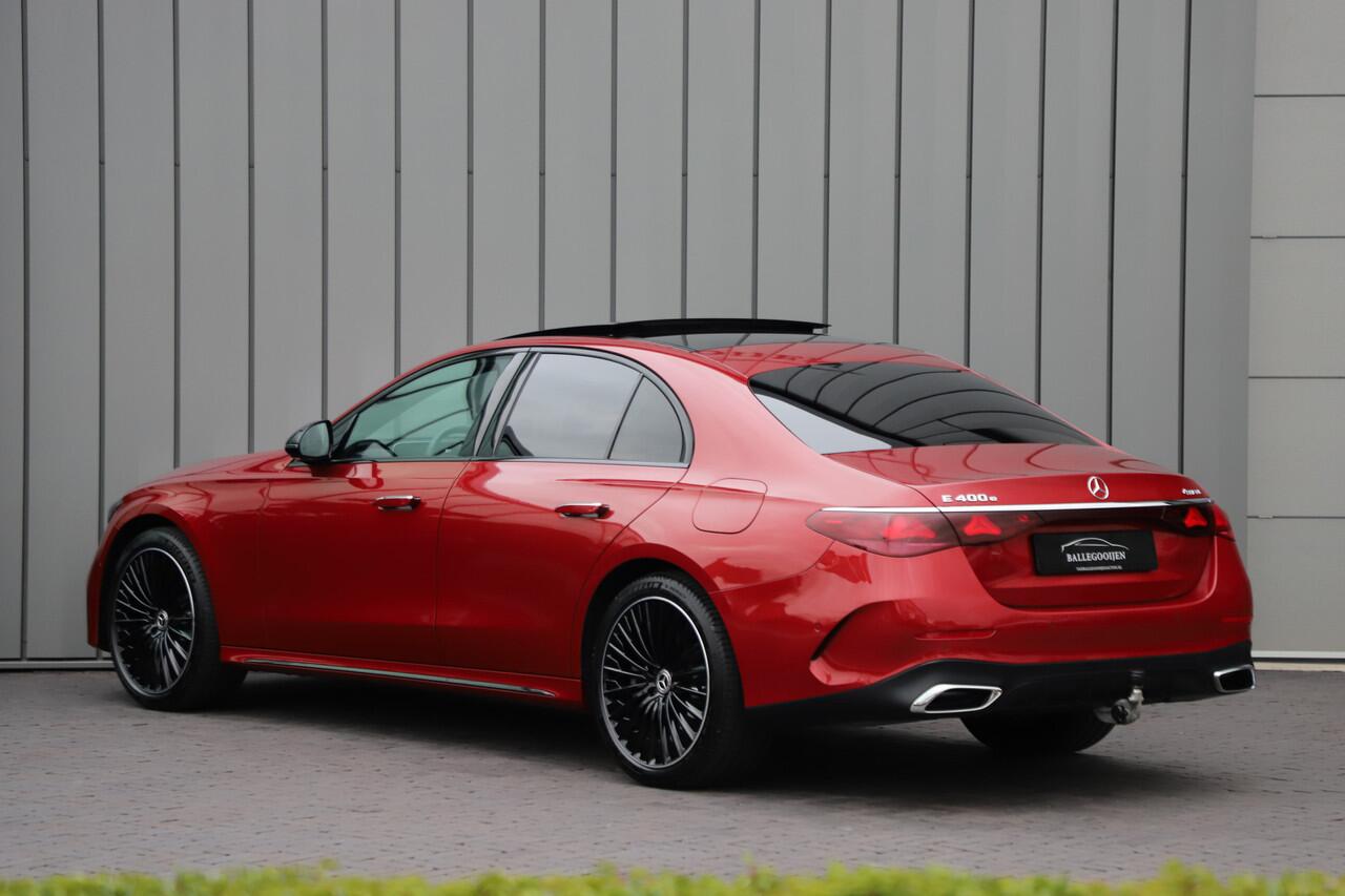 Mercedes-Benz E-KLASSE 400e AMG 4-Matic | 381PK | Luchtvering | Achterasbesturing | Head-up | Burmester 4D | Keyless-go | Pano | Distronic | 2024.