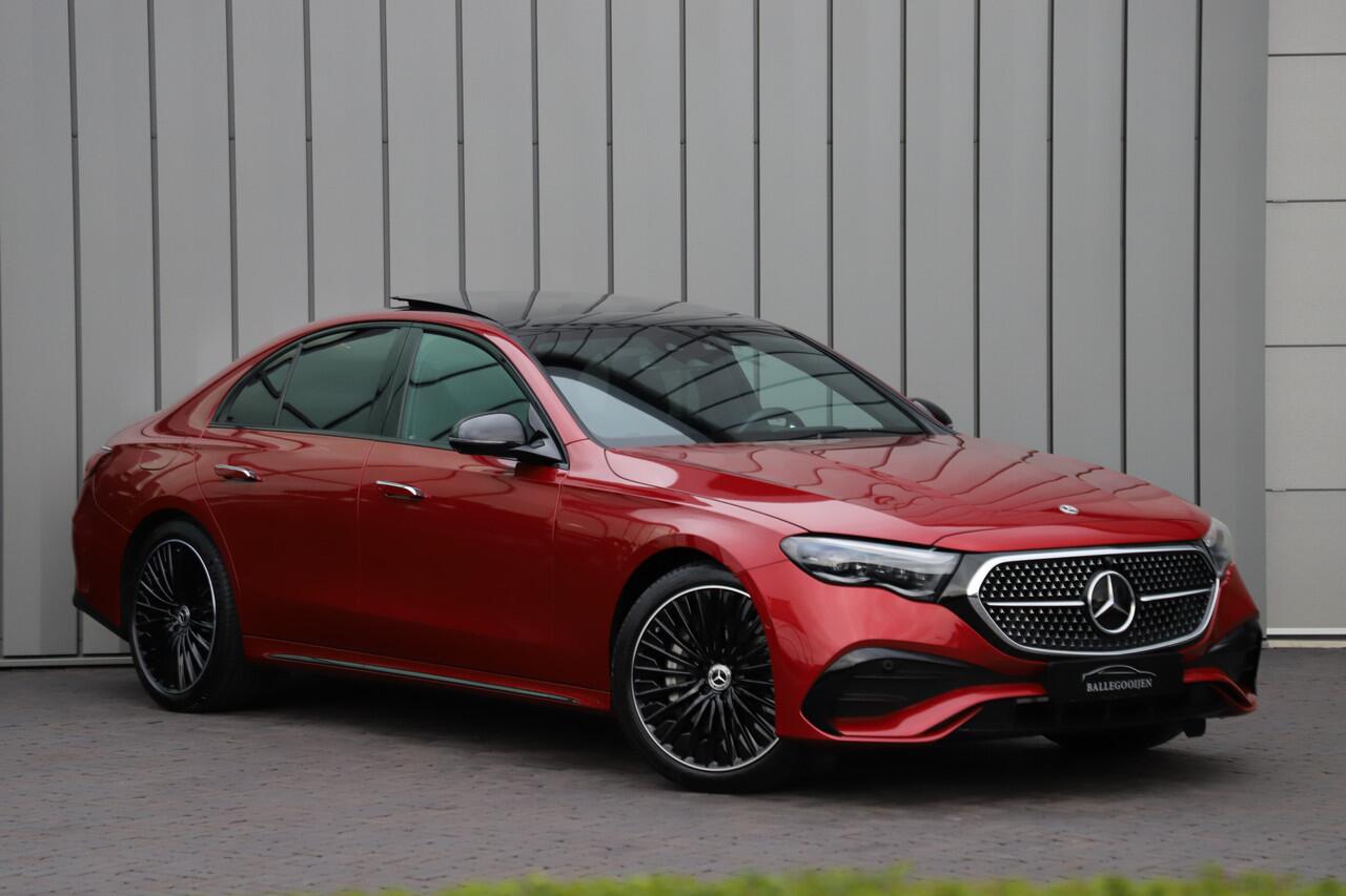 Mercedes-Benz E-KLASSE 400e AMG 4-Matic | 381PK | Luchtvering | Achterasbesturing | Head-up | Burmester 4D | Keyless-go | Pano | Distronic | 2024.