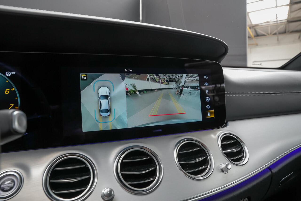Mercedes-Benz E-KLASSE AMG 63 S 4MATIC+ |keramische remmen|panoramadak|Burmester|sportuitlaat|360 camera|memory|multibeam LED|Apple Carplay|blind spot|20" lichtmetalen velgen|